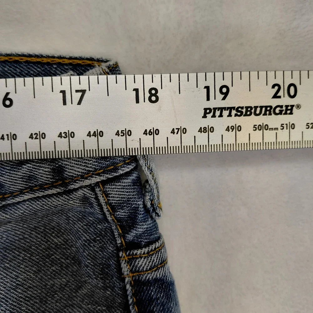 Levi's 550 Relaxed Fit Tapered Leg Light Wash Blue Denim Jeans Mens 38x38